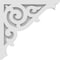 Ekena Millwork Athens Architectural Grade PVC Corbel, 1 7/8"W X 16"D X 16"H CORP01X16X16AT - alternate 4